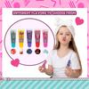 TownleyGirl LOL Nail Polish for Includes a Surprise Lip and Nail Set Peel-Off Kids, Bottle! Stickers, 11-Piece [Item]
