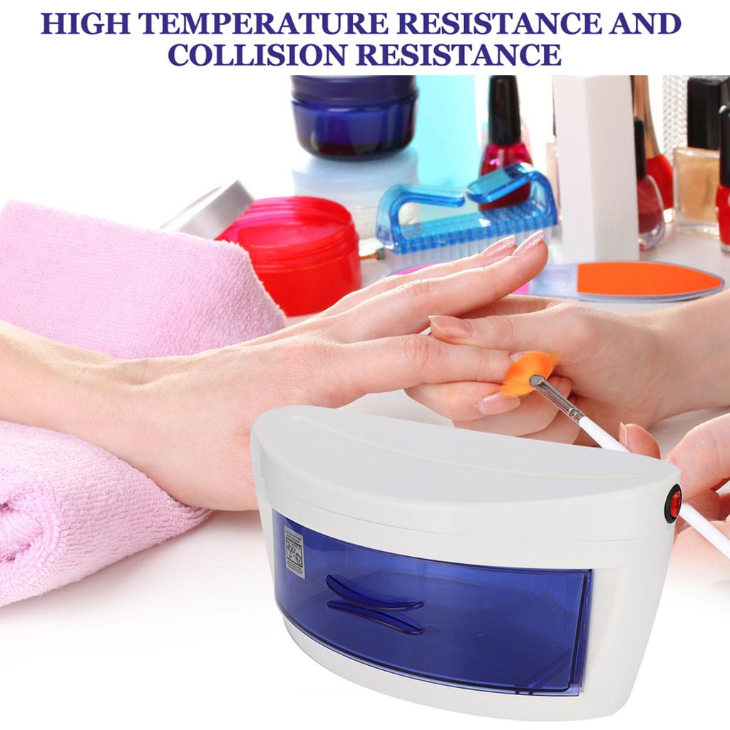 Nail Art Sterilizer Box UV Ozone Disinfection Cabinet Nail Art Tool Box