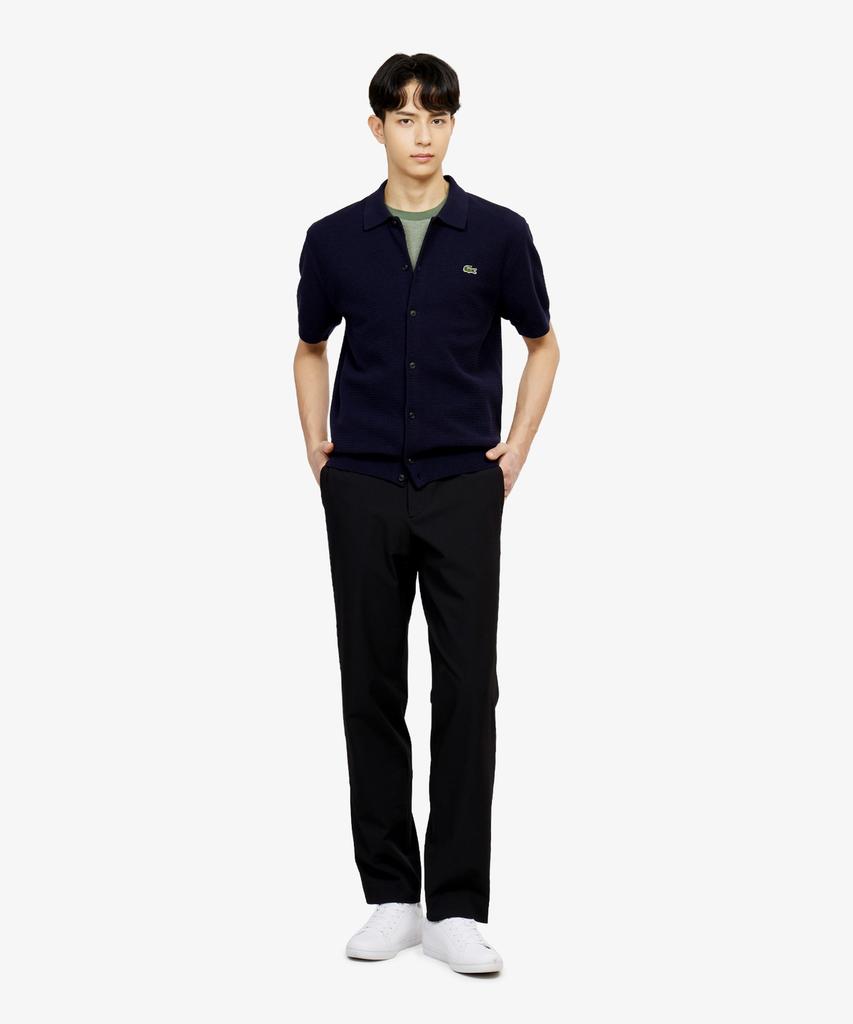 Lacoste Men'S Scallop Short Sleeve Cardigan Ah457E-56G 166