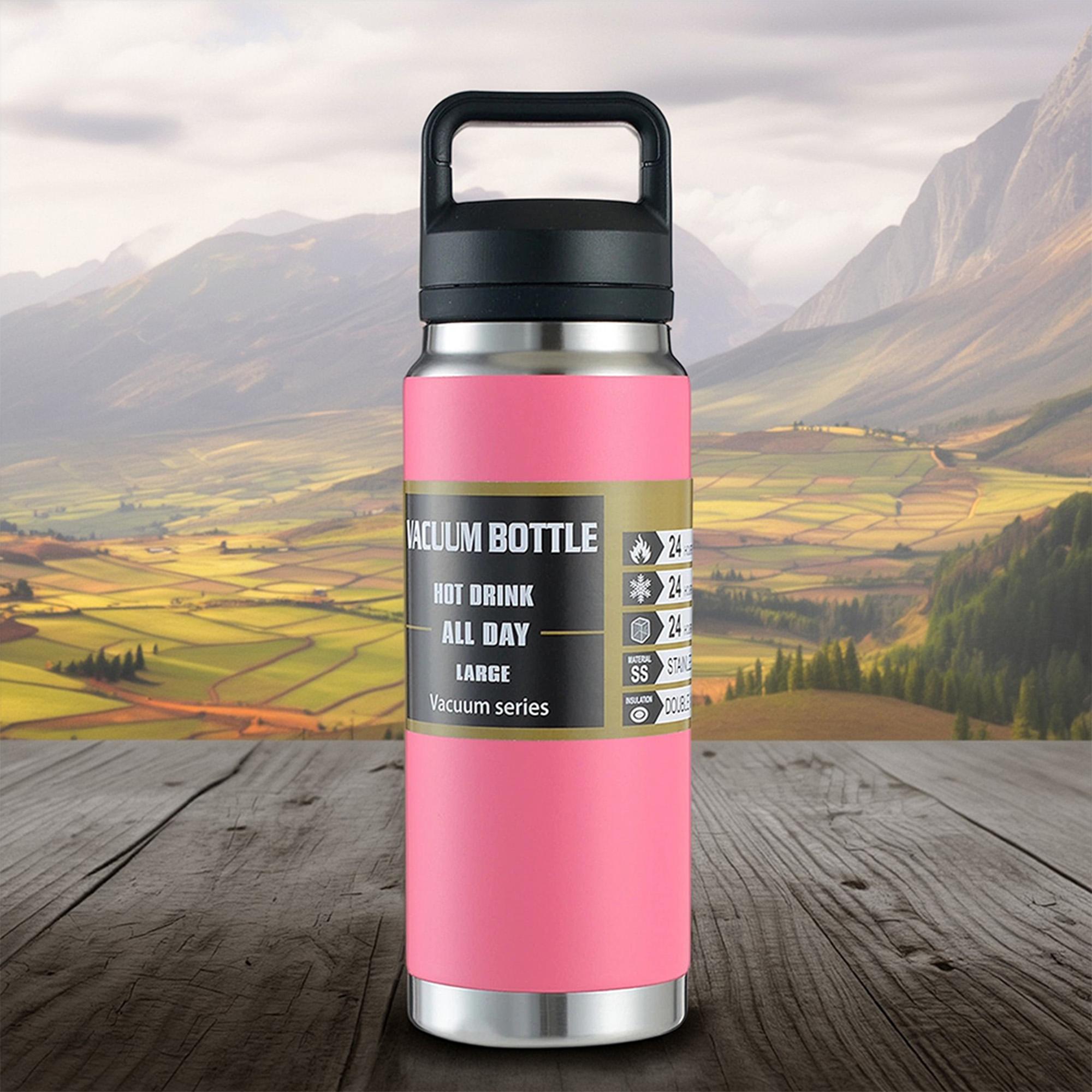 1 Piece, 1100ml Thermos Cup, Sports Portable Cup, Outdoor Cup, Home Cup, Office Cup, Multifunctional Thermos Cup, Large Capacity Thermos Bottle 1100ml красный