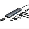 Blackohm Hub USB C USBHUB Hub Wyjście HDMI Komunikacja Danych PD100W Szybkie Ładowanie 5Gbps Czytnik Kart SD Czytnik Kart MicroSD Karta Kompatybilna z