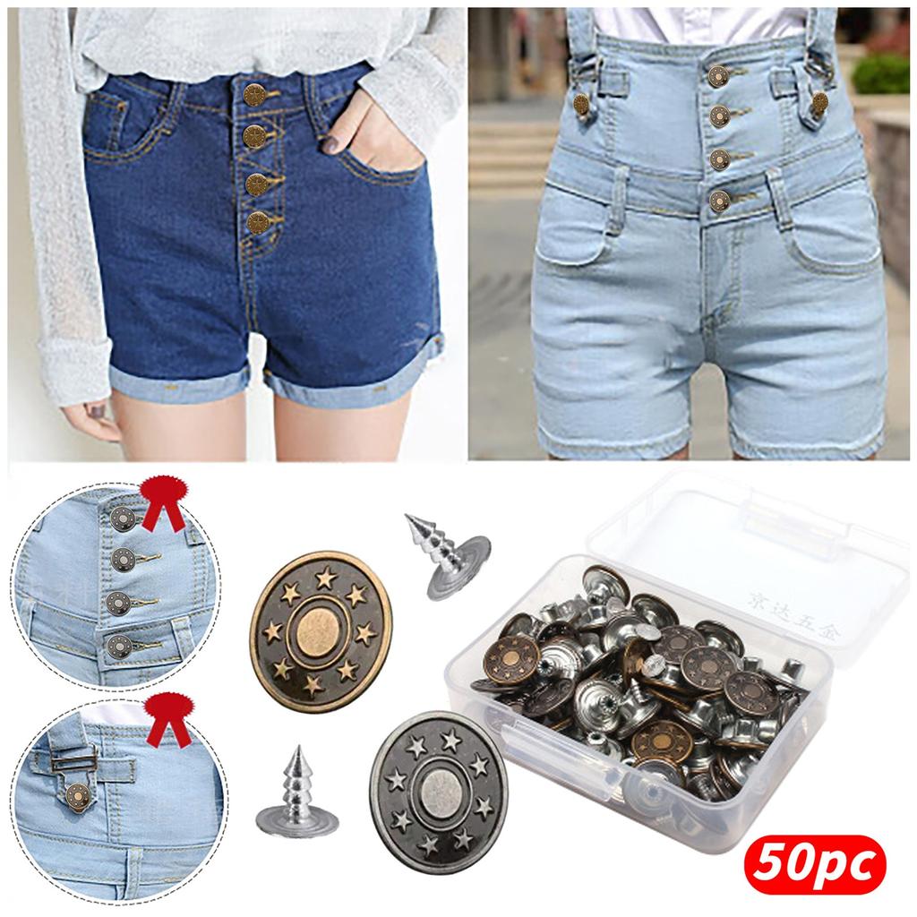 Buy [tot] Replacement Jeans Buttons, 50 