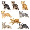 Realistic Simulation Cat Stuffed Plush Toy For Kids Home Decor And Gift