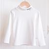 Unisex Kids Thickened Half Turtleneck Long Sleeve Warm Winter Base Shirt