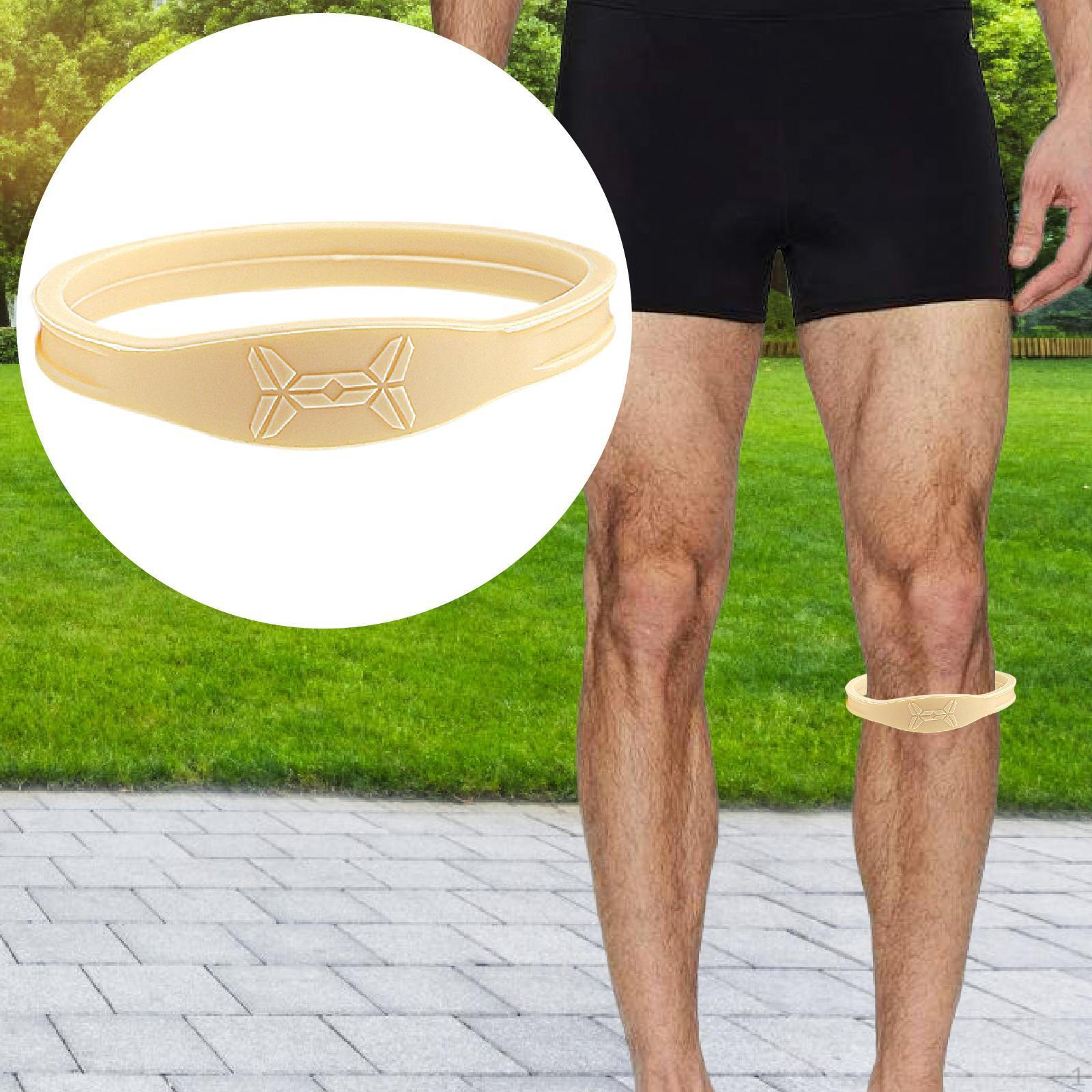 

Ремешок для поддержки сухожилия надколенника, наколенник, дышащий, стабилизатор надколенника, для бега Skin color