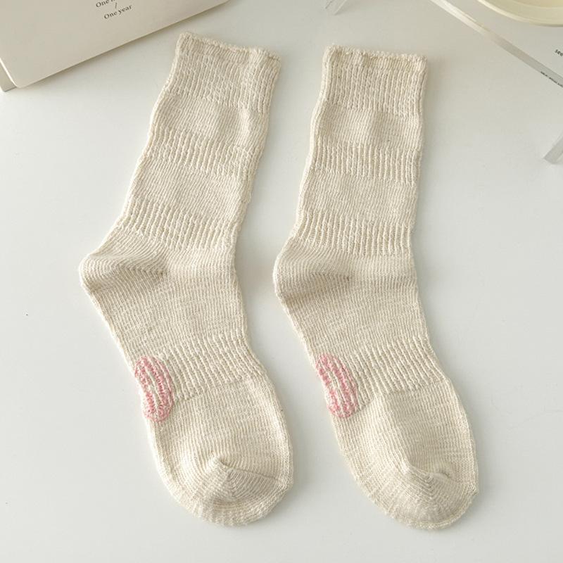 

Женская осенняя мода Новые вязаные толстые махровые гольфы из хлопка 1 pair