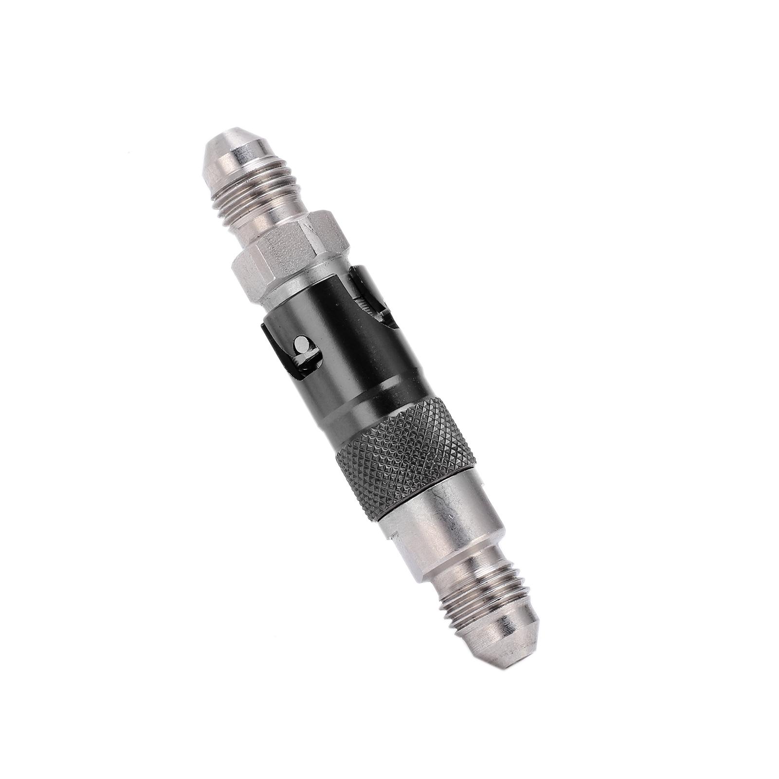 

Motorcycle Brake Line Fluid Quick Release Fitting Adapter Stainless Steel Universal чорний