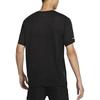 Nike Men's Quick-Dry Pullover Crew Neck Solid Color Short-Sleeve T-Shirt Black