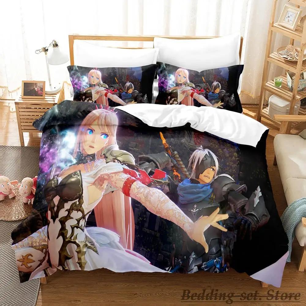 Cozy Warm New Tales of Arise Size Bed Adult Kid Bedroom Duvetcover Sets Anime Single Twin Full Queen King Quilt