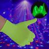 Luminous Glow In UV Neon Glove Green Night Light Decoration Universal Magic Glove  Outdoor