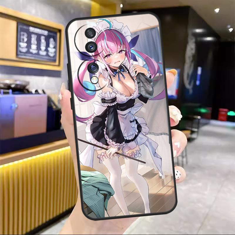

Minato Aqua Hololive For Honor Magic 8 7 6 Pro Case For Honor 200 400 50 70 90 Lite X8c X8b X9a X9b X9c X9d Win RT Honor Win RT