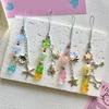 Charming Resin Animal Keyring Phone Chain with Detachable Fruit Charm Detailing for Mobile Devices or Bag Decoration