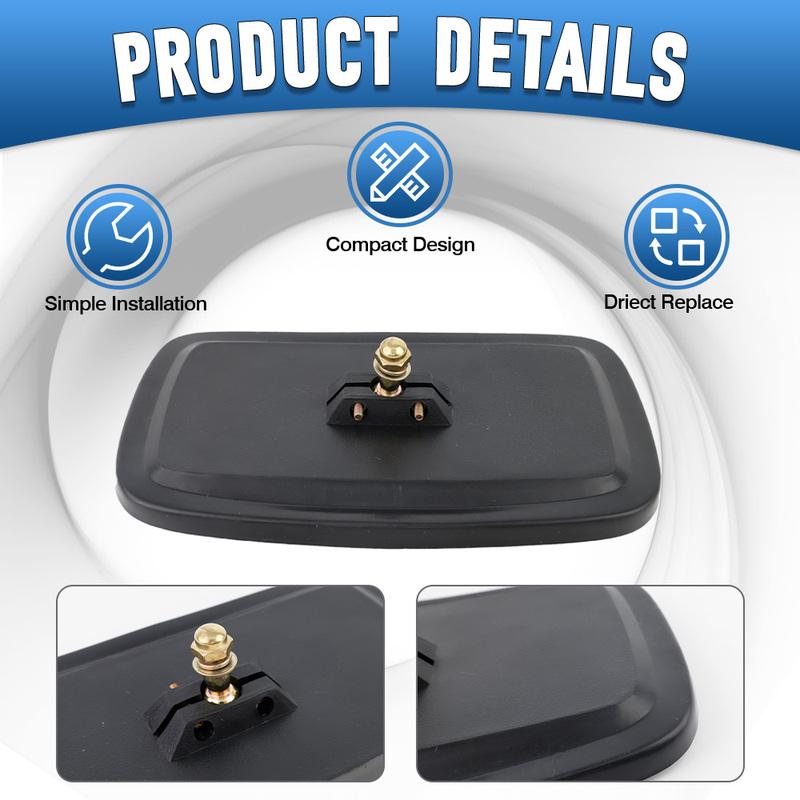 Forklift Reversing Mirror Rear View Reflector Convex Mirror for forklift trailer truck excavator with Mounting Base and Screws