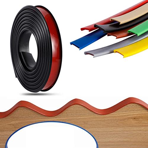 

SRPN П-образная самоклеящаяся кромка для мебели, гибкая мебельная кромка, ТПЭ защита кромки, лента для защиты кромок столов и шкафов (12мм x 5м, Бл