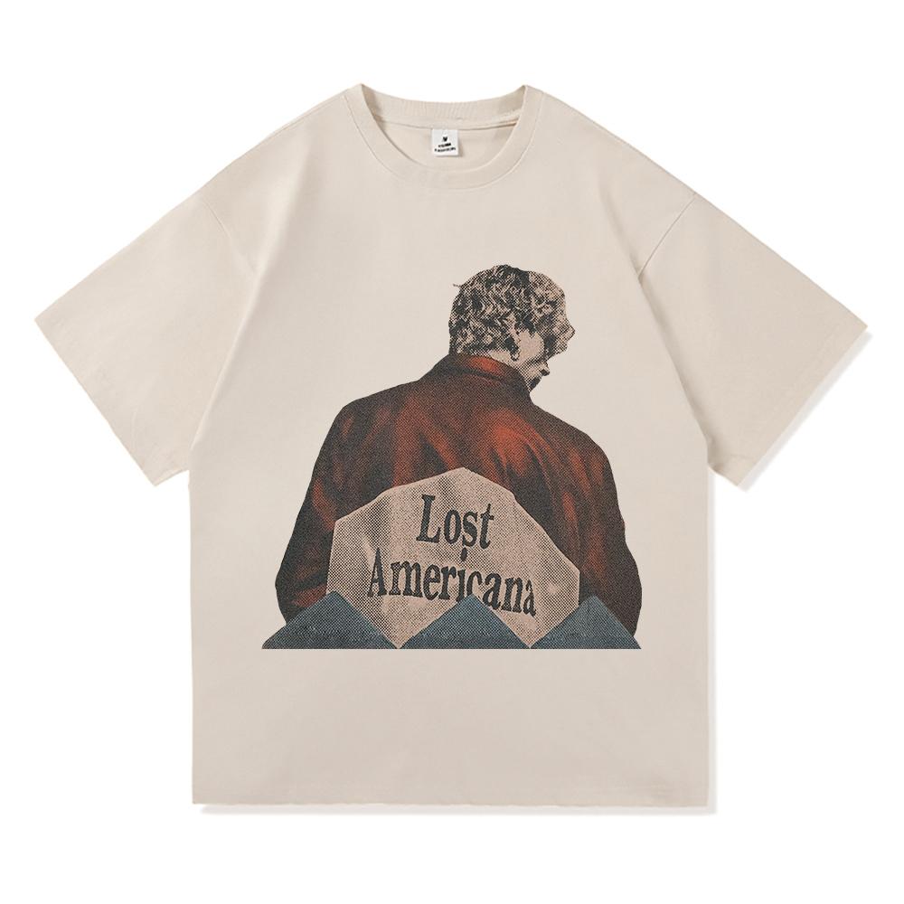 Amerikanisches Rockalbum T-Shirt 2025 Mode Retro Herren- und Damenbekleidung Harajuku Hochwertige Kleidung Retro Baumwoll-T-Shirt