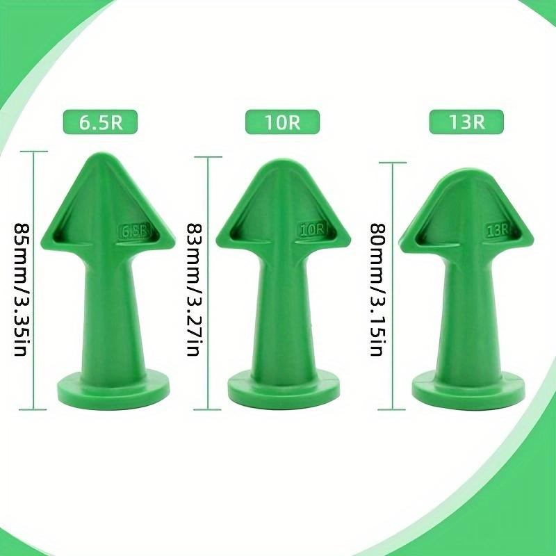 3pcs Silicone Sealant Caulk Nozzle Applicator and Scraper Set -Versatile Squeegee Tool for Bathroom and Floor Tile Joint Cleaning, Grout Sealing