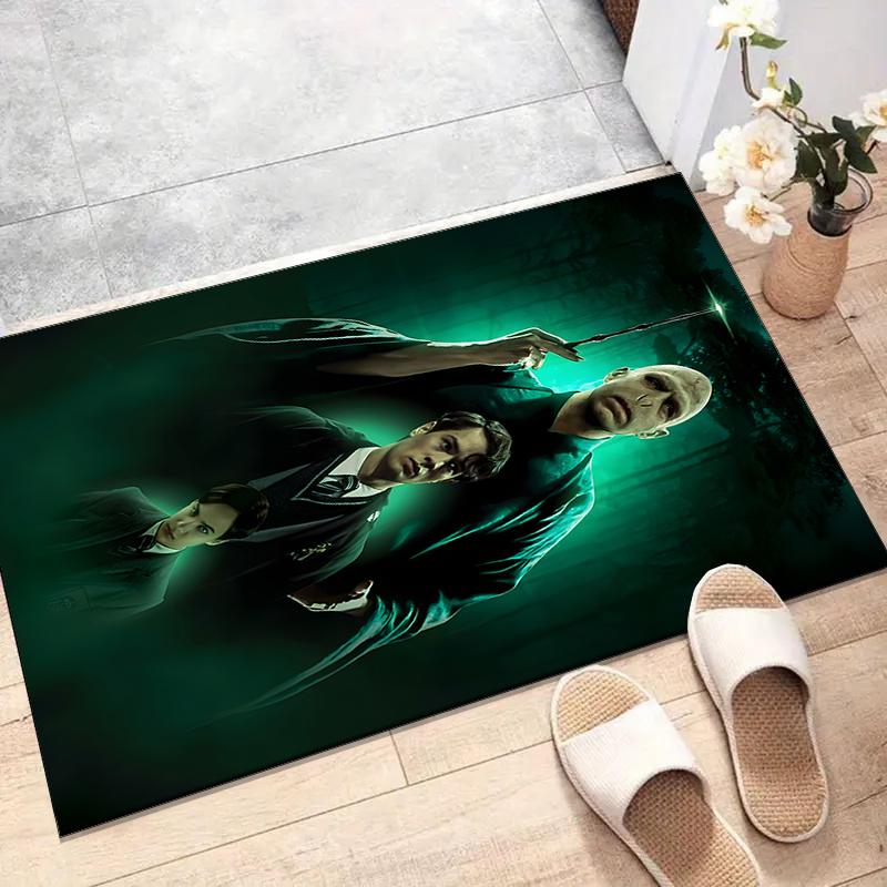 1pc Hogwarts5 Design Printed Area Rug Carpet for Bedroom Living Room Home Decor Rugs Mat Non Slip Mat Rug for Bedside