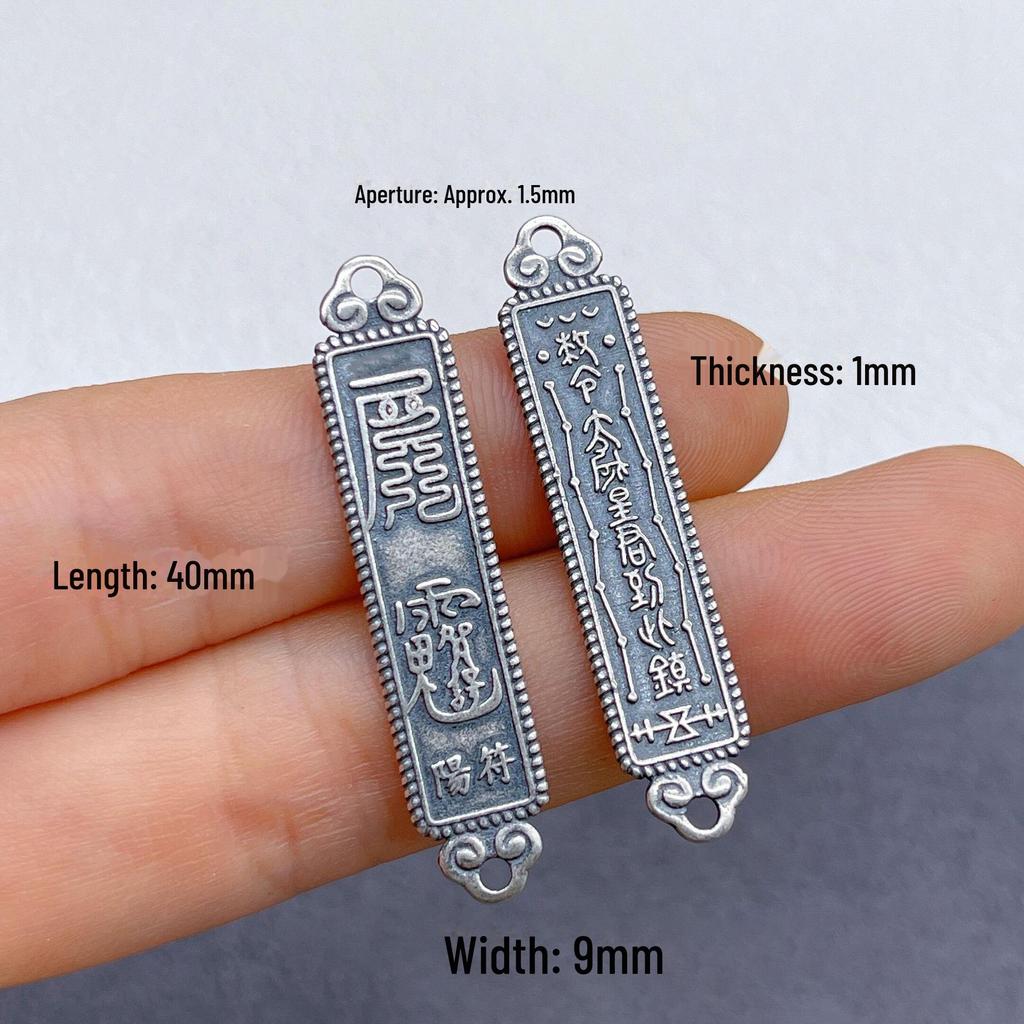 Ciondolo Premium Cinque Vie Dio della Ricchezza: Accessori per Estensione Bracciale e Collana Fai da Te