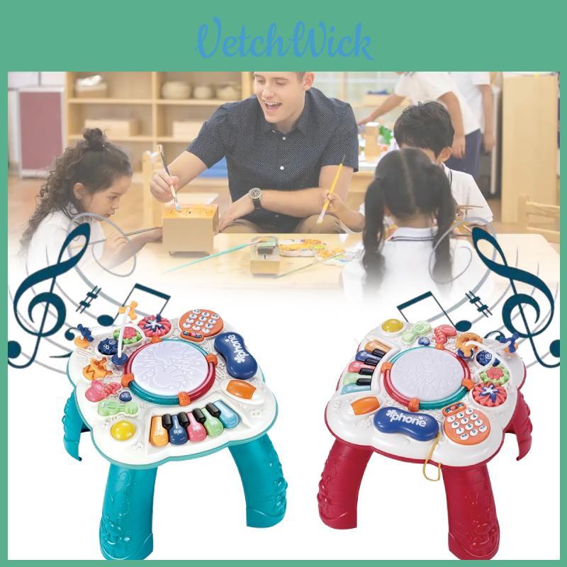 Educatieve Speeltafel voor Peuters Met Muzikale Functies Voor Vroege Ontwikkeling