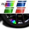 Wheel Hub Reflective Strip 6Pcs Rim Sticker Waterproof Decorative Universal Car Trim Motorcycle Vehicle Supplies Exterior