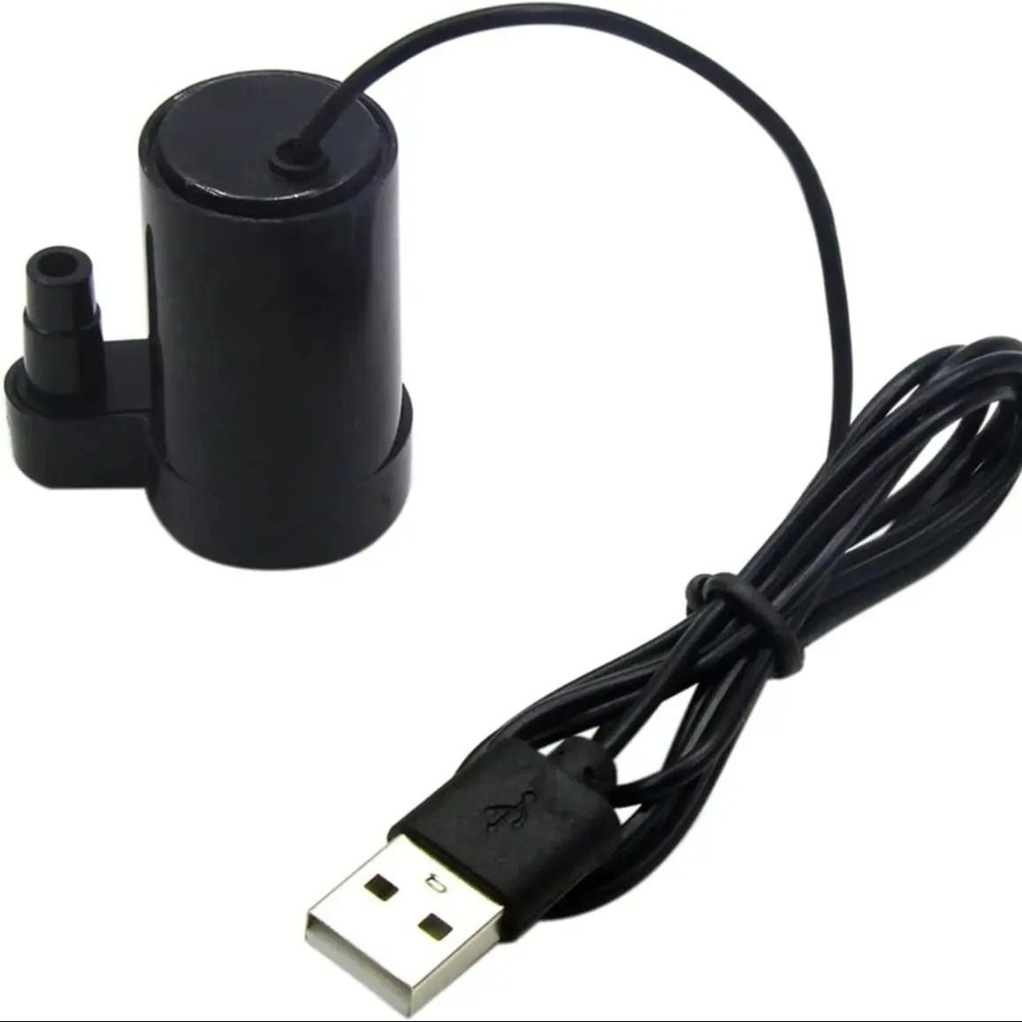 

DC 3-5V USB Мікро Занурювальний Міні Низькошумний Водяний Насос для Акваріумів Акваріумів Ставок Фонтанів Гідропоніки Саду black type 1