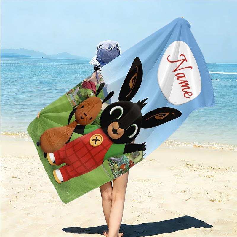 Personalized Cyberpunk Soldier Portrait Beach Towel Microfiber Beach Towel Thin Absorbent for Beach Swimming Yoga Bath Sports. 0910432
