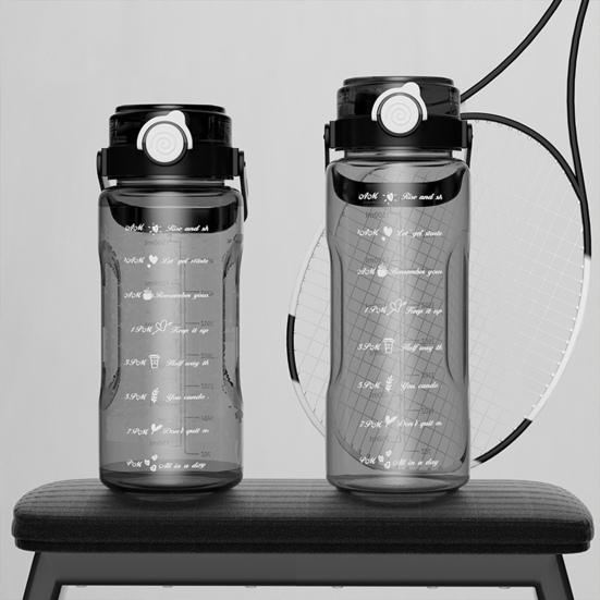 Yousheng Sports Water Bottle with Lid Leak-Proof Wide Mouth BPA-Free Water Cup 1.5L/2L Large Capacity Reusable Drinking Cup for Gym Travel Home School
