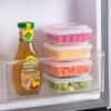 2pcs Flip-top Butter Block Cheese Slice Storage  Box Portable Refrigerator Fruit Vegetable