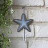 Starfish Cast Iron Wall Hooks Antique Blue Nautical Sea Life Decorative Wall Hook Ideal Beach Home Room Decor Hat Clothes Hanger