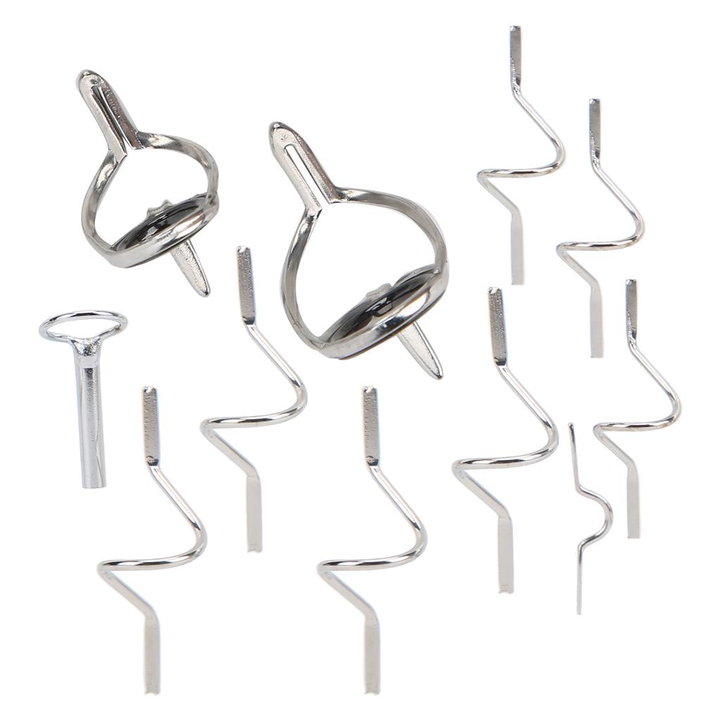 Fly Fishing Guide Angling Repair Tool Stainless Steel Strong Double Buckle Ring Different Size