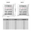 Feminism Definition Pillowcase Polyester Linen Velvet Printed Zip Decor Car Cushion Cover 45X45