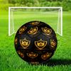 Qarabag Golden Crested Football Emblem Size 5 Soccer Ball,Indoor/Outdoor Suitable for Training Matches Tournaments Practice Games Gift for Fan