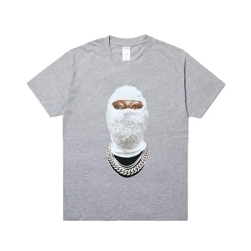 Cel mai bun tricou Ih nom uh nit Hip Hop Streetwear Diamond Masked Fashion Sport Skateboard Oversized Bumbac tricouri 3D Unisex