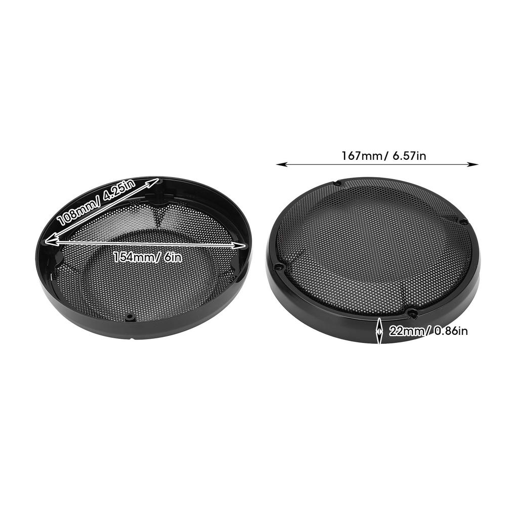 Motorcycle Speaker Mesh Cover Grille Saddlebag Lid Motors Accessory Replacement for Glide 1983‑2020