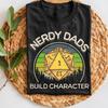 Retro Dice Gamer Tee: Funny Nerdy Dad Shirt