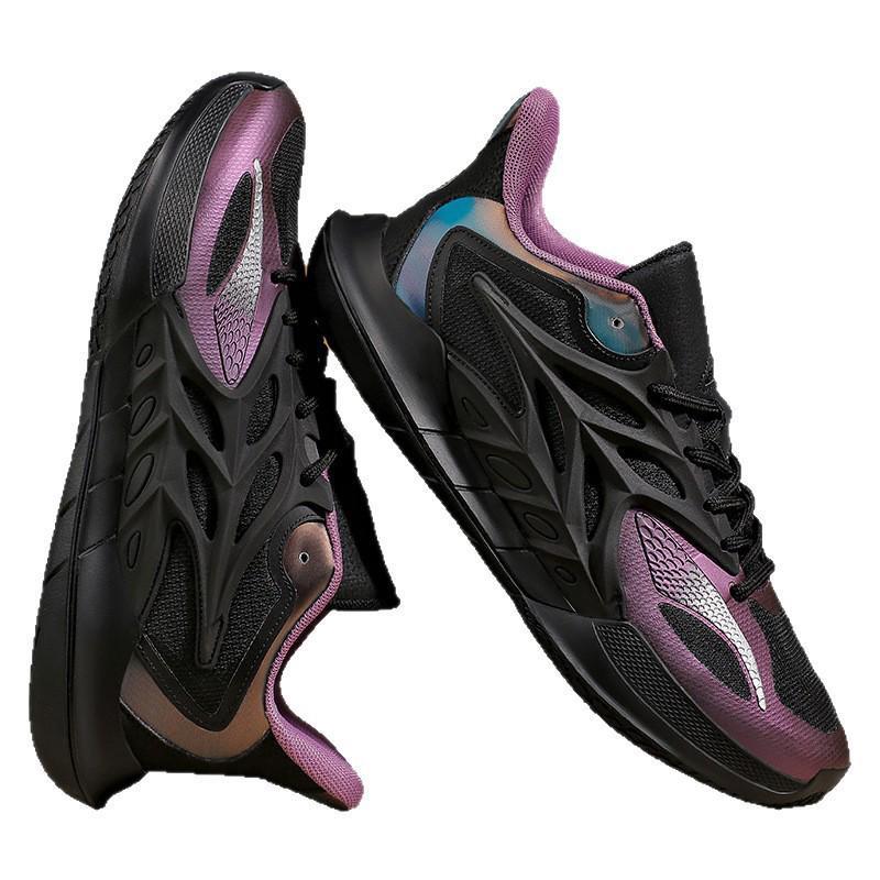 Ultra-Light Men's Youth Basketball & Running Shoes - Breathable, Non-Slip, Wear-Resistant, Low-Top