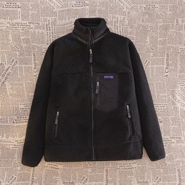 

Motorcycle Outdoor Fleece Jacket for Men Women Double Sided Fleece Thickened Plush Rider Cycling Suit Lamb Wool Windproof Jacket XL