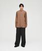 ZIOSONGZIO [Collection] Tie Detachable Shirt Brown Bi2Sh206Br