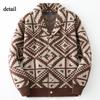 Maglioni cardigan casual da uomo vintage leggeri con collo a scialle a maniche lunghe in maglia con bottoni cardigan autunno inverno maglione capispalla in maglia per uomo