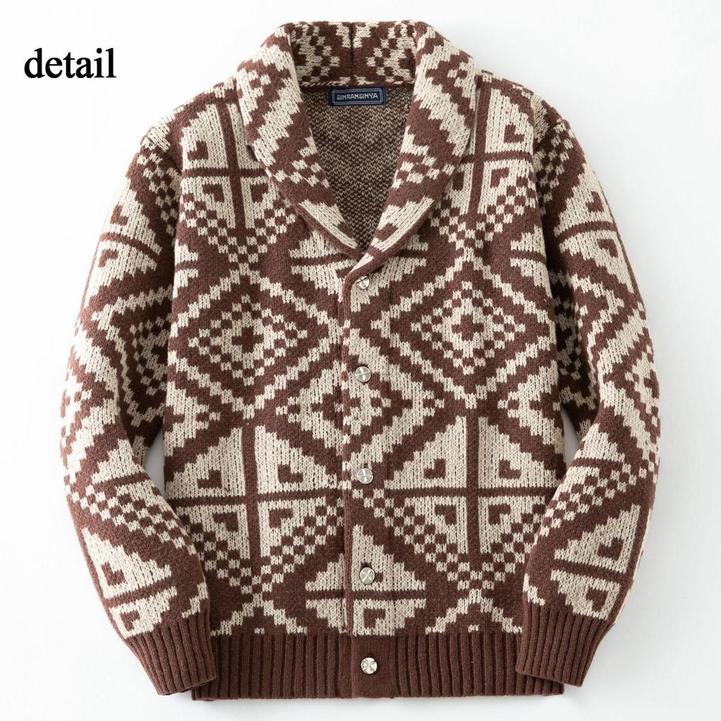 Maglioni cardigan casual da uomo vintage leggeri con collo a scialle a maniche lunghe in maglia con bottoni cardigan autunno inverno maglione capispalla in maglia per uomo