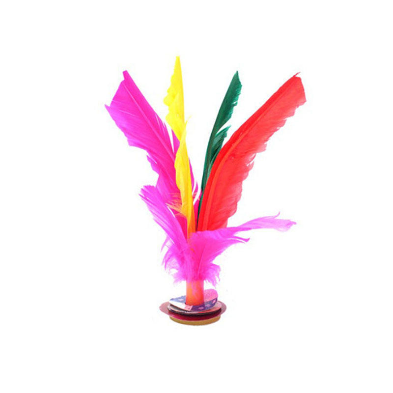 

Colorful Feather Chinese Jianzi Foot Sports Game Kicking Shuttlecock