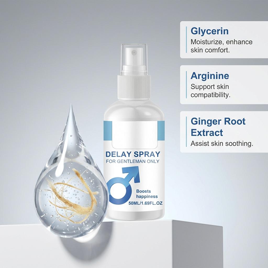 Men's Care Spray Gently Nourishes The Daily Condition Of Men's Bodies, Keeping Them Fresh, Comfortable And Easily Absorbed,0ML