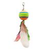 5Pcs Cat Teaser Ball Fun Feather Toys Pet Interactive Toy for Cat Play Exercise