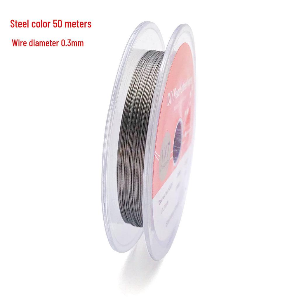 Korean 304 Stainless Steel Gold Silk Beading Wire for Jewelry DIY Crafts
