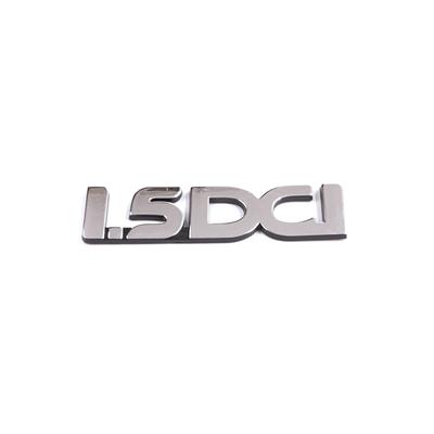 ESP570 Zadný kufor 1.5 DCI Logo Odznak Monogram Emblém Chrómová farba pre Renault Dacia Sandero Logan MK1 848900044R