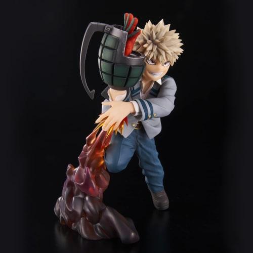 Union Creative My Hero Academia Intern Scale Figure: Katsuki Bakugo, Approximately 150mm, ATBC-PVC, Pre-painted, Complete Figure