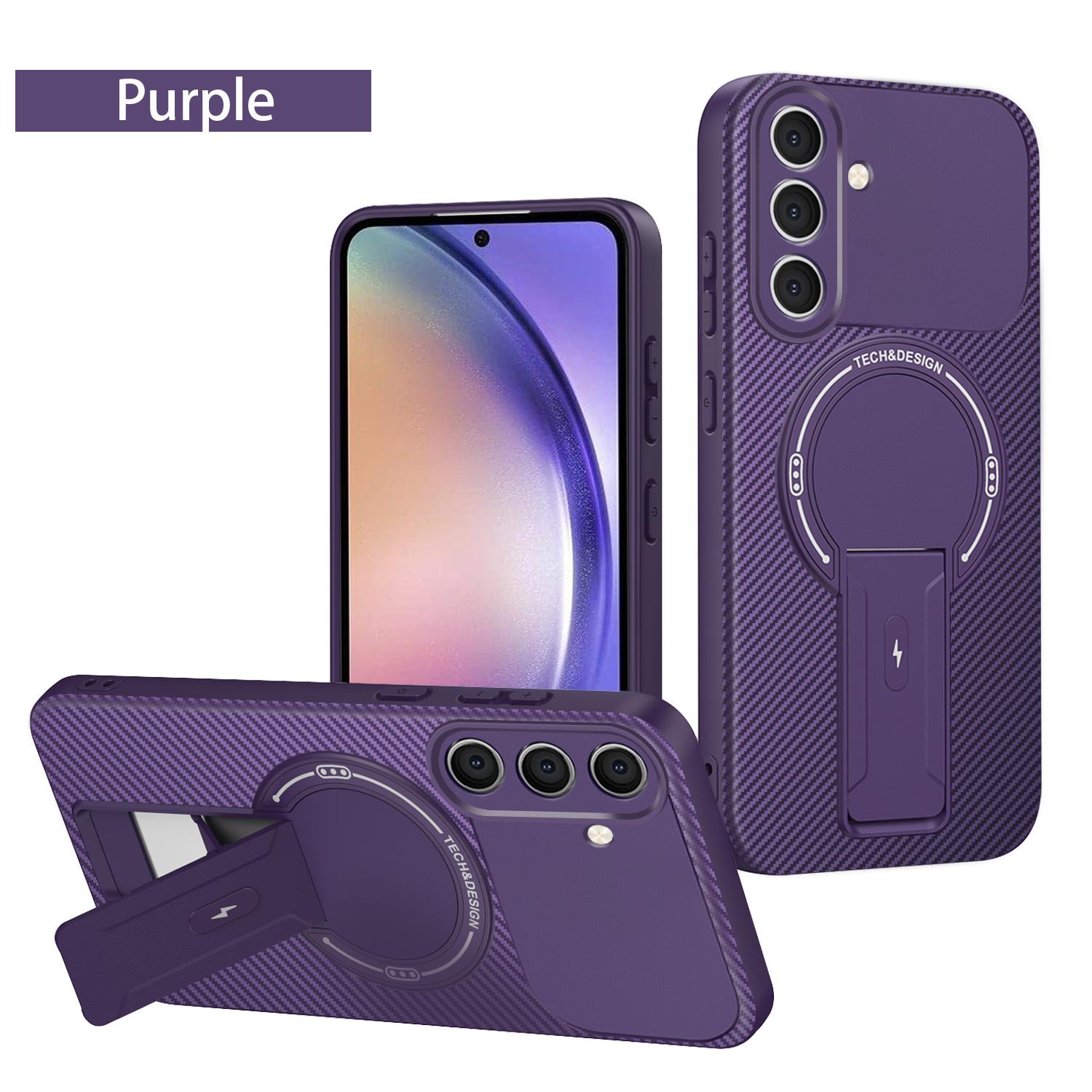 

For Samsung A57 Case Galaxy A37 Phone Case Galaxy A54 A52 A52S M36 A56 A17 Cover Magnetic Mounting Bracket Protect Back Cover Galaxy A54
