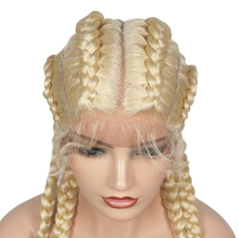 Lace Wig Hair Wig Female Long Hair Chemical Fiber Headgear Braid Wig Braid S