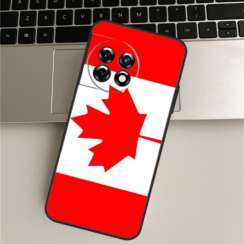 Canada Canadian Flag Case For OnePlus Nord 5 CE 3 4 Lite N20 N30 OnePlus 15R 13R 12R 13T 10T 10 Pro 11 12 13 Cover
