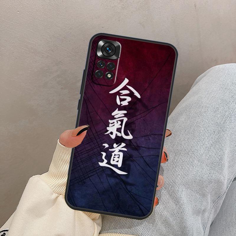 Japan Martial Aikido For Xiaomi Redmi Note 13 9 10 11 12 14 15 Pro Plus Case Cover For Redmi 14C 10C 12C 13C 15C